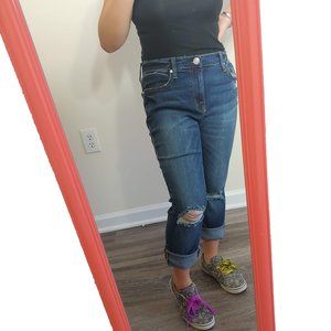 Rock & Republic Distressed Jeans with Knee Scuffs